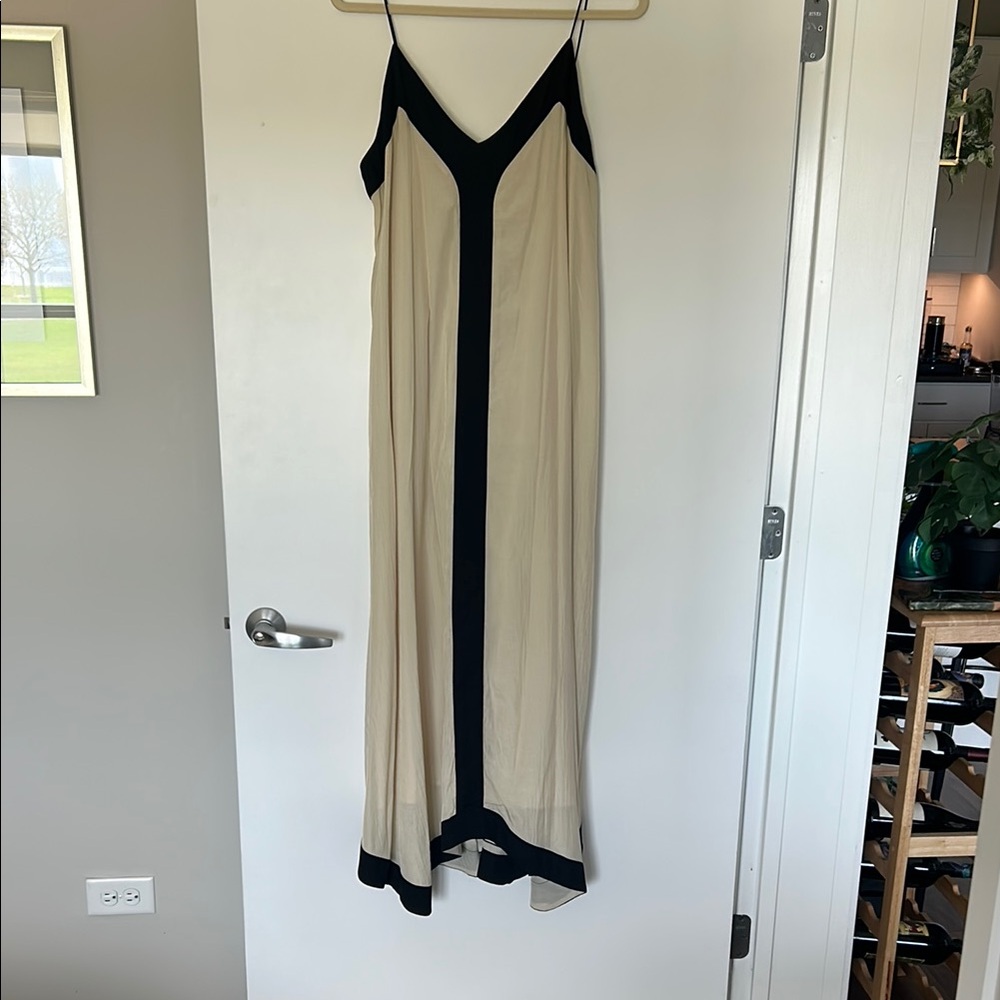 Commence Elegant Black and Cream Dress